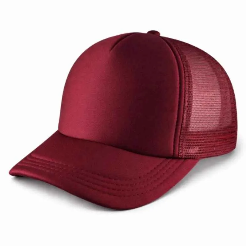 [2919] G06 Gorra Trucker FULL BORDO