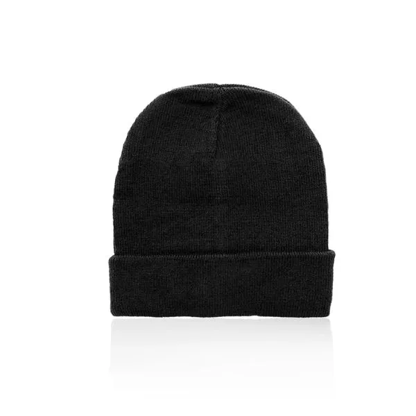 Gorro de Lana ROCKY Negro Apto DTF