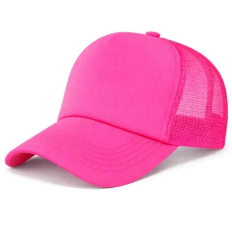 [2974] G06 Gorra Trucker FULL FUCSIA FLUO