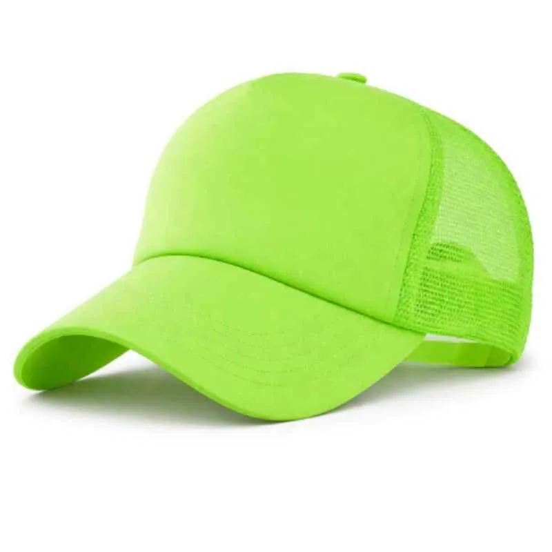[4550] G06 Gorra Trucker FULL VERDE FLUO