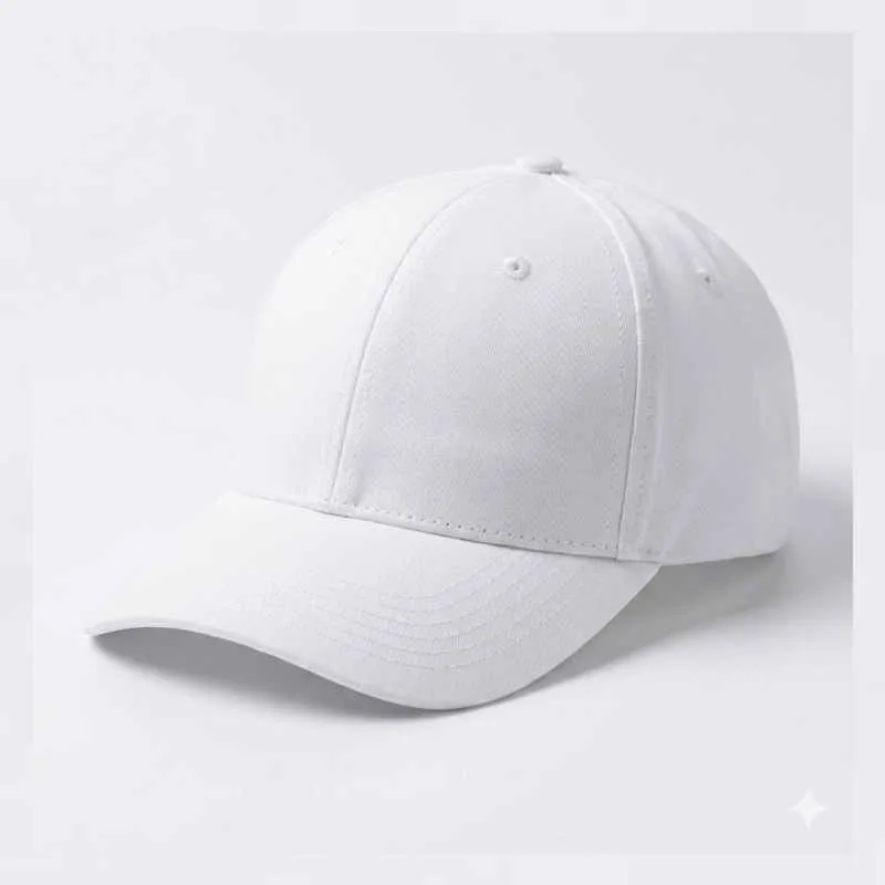 [4759] G21 GORRA 6 gajos ALGODON BLANCO