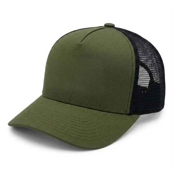 G21 GORRA 5 gajos GABARDINA FULL VERDE MILITAR RED NEGRA