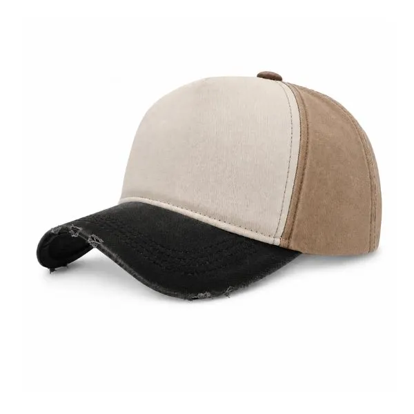 G21 GORRA 6 gajos ALGODON VINTAGE Vicera Negra