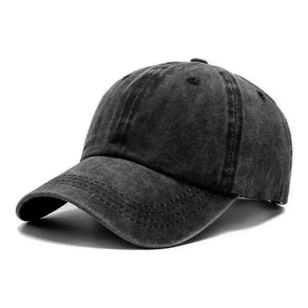 G21 GORRA 6 gajos ALGODON PRELAVADA FULL NEGRO OSCURO