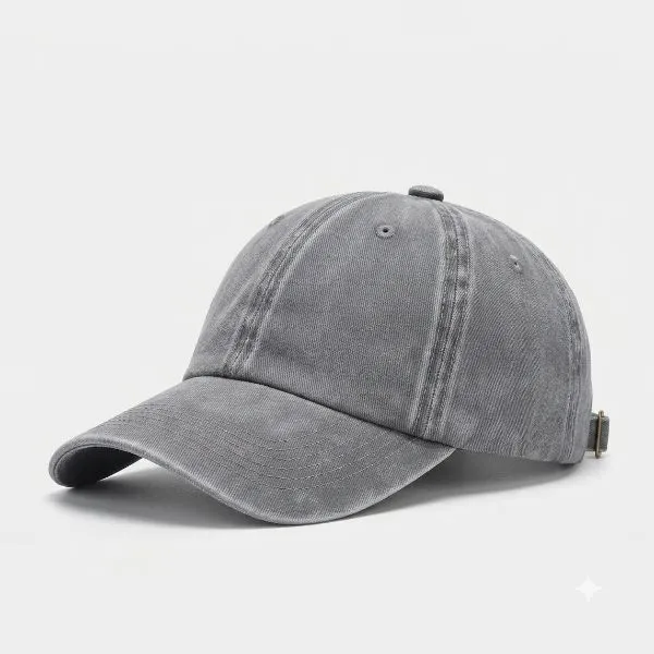 G21 GORRA 6 gajos ALGODON PRELAVADA FULL GRIS