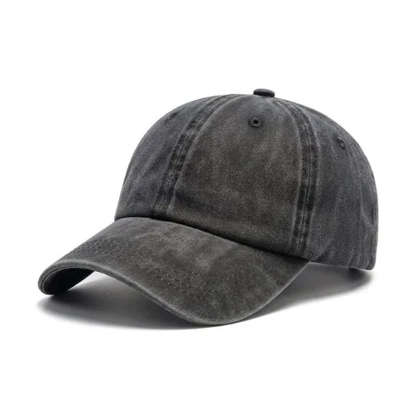 G21 GORRA 6 gajos ALGODON PRELAVADA FULL NEGRO CLARO