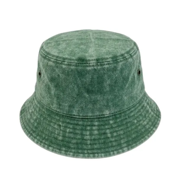 GORRO PILUSO PRELAVADO VERDE