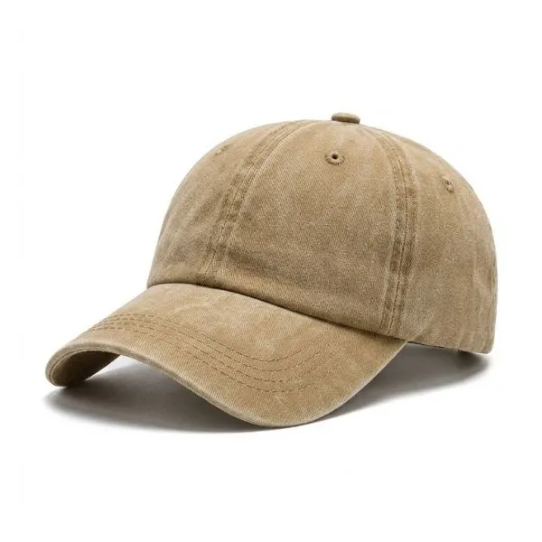 G21 GORRA 6 gajos ALGODON PRELAVADA FULL BEIGE