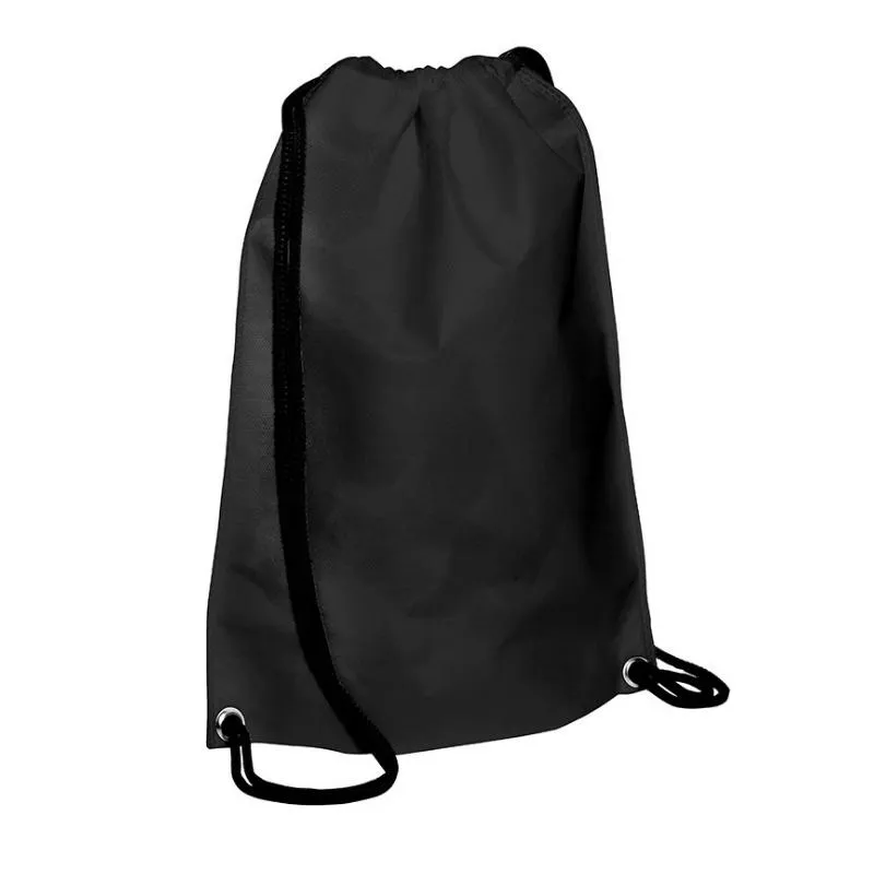 ECO MOCHILA 35x45 NEGRO CORDON NEGRO