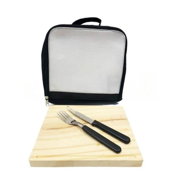 FUNDA DE NEOPREN CON TABLA Y CUBIERTOS