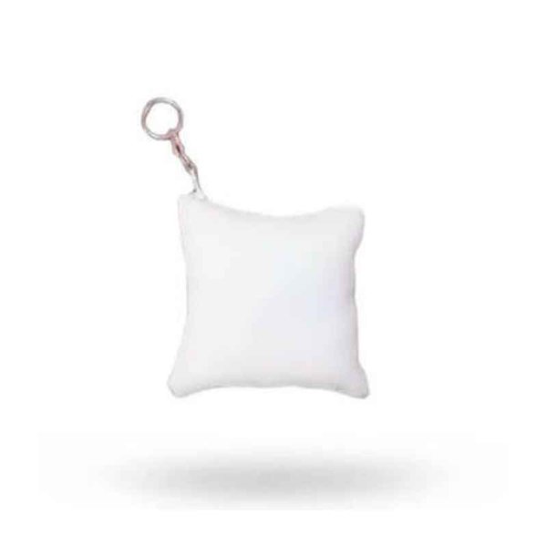 [2772] LLAVERO DE TELA ALMOHADON 7 X 7 CM