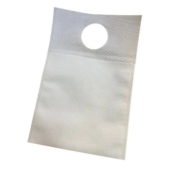 [4670] BOLSA DE FRISELINA SUBLIMABLE BLANCA PARA AUTO 20x30 cm