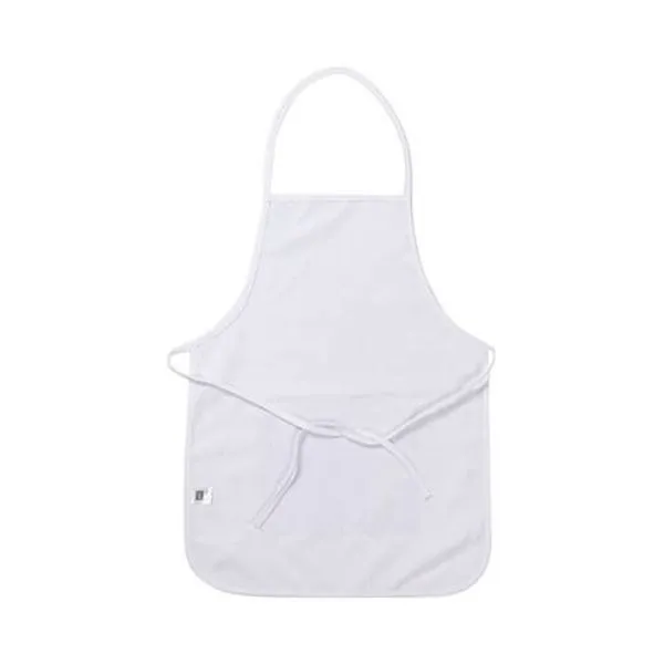 DELANTAL BLANCO ADULTO POLIESTER