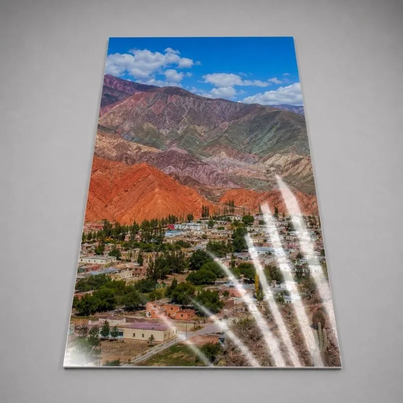 Alto Impacto Impreso UV 0.5 mm Blanco 98 x 198 cm