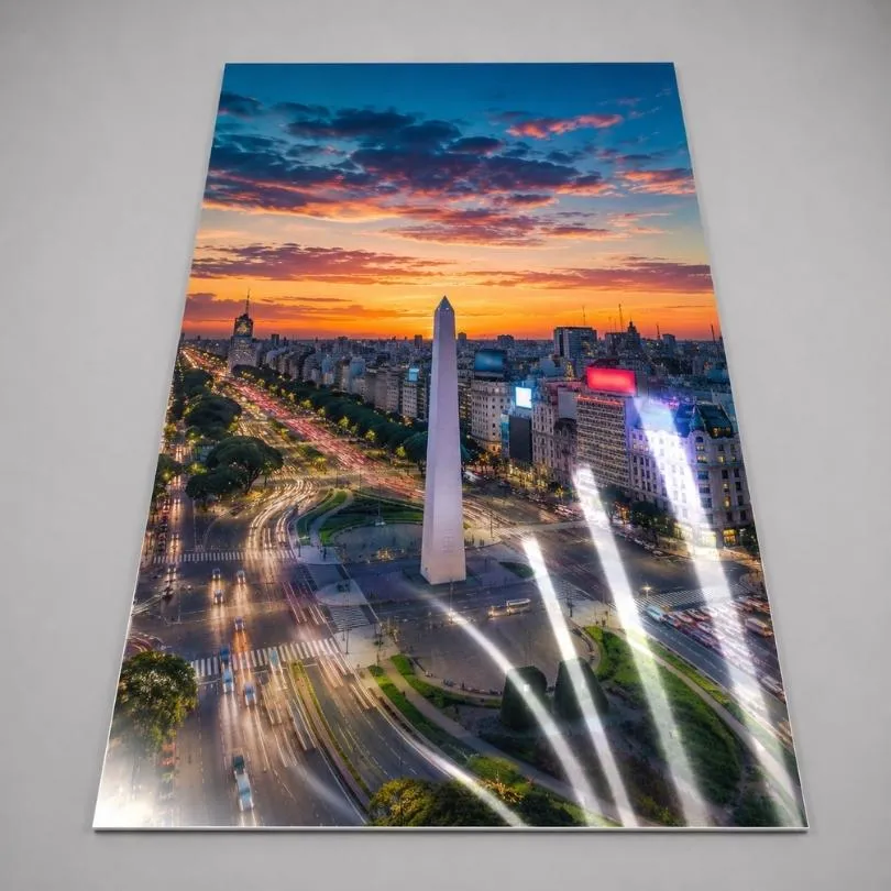 Alto Impacto Impreso UV 0.5 mm  Blanco 120 x 242 cm