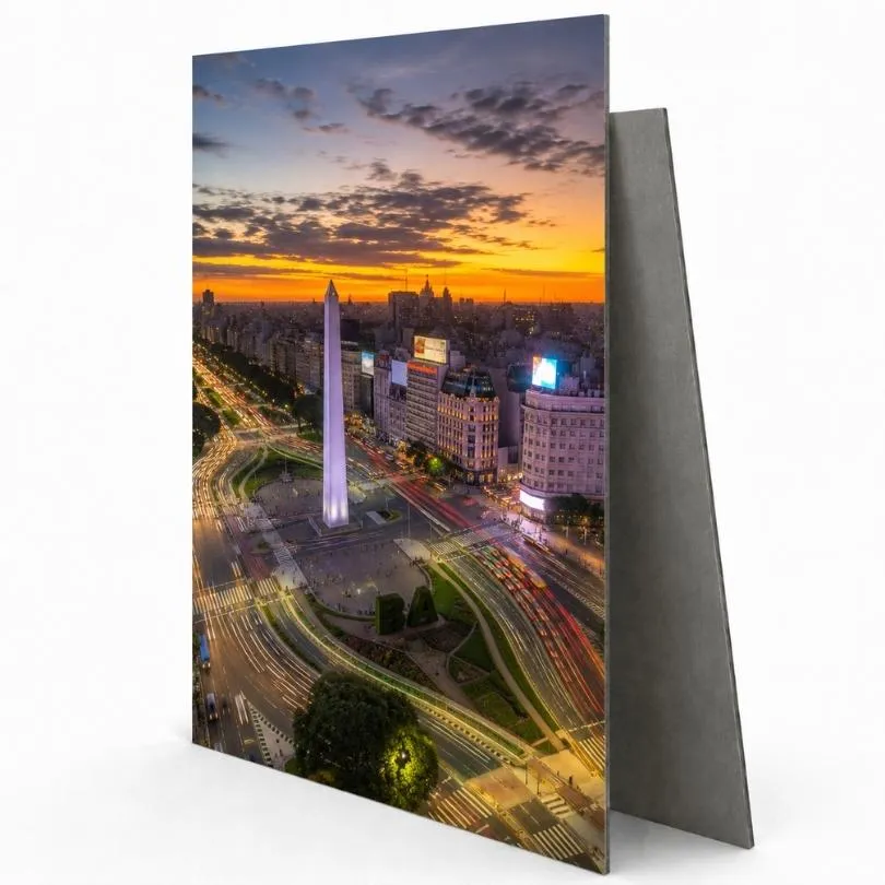 Alto Impacto Acabado Mate Impreso UV 1.5 mm 58 X 98 cm