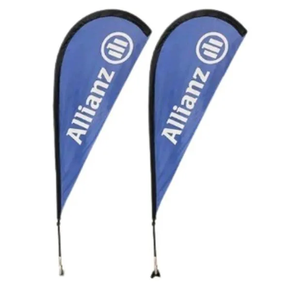 [ImprPorta04] Fly Banners Impreso con Estaca 60 X 170 cm x2 Unidades