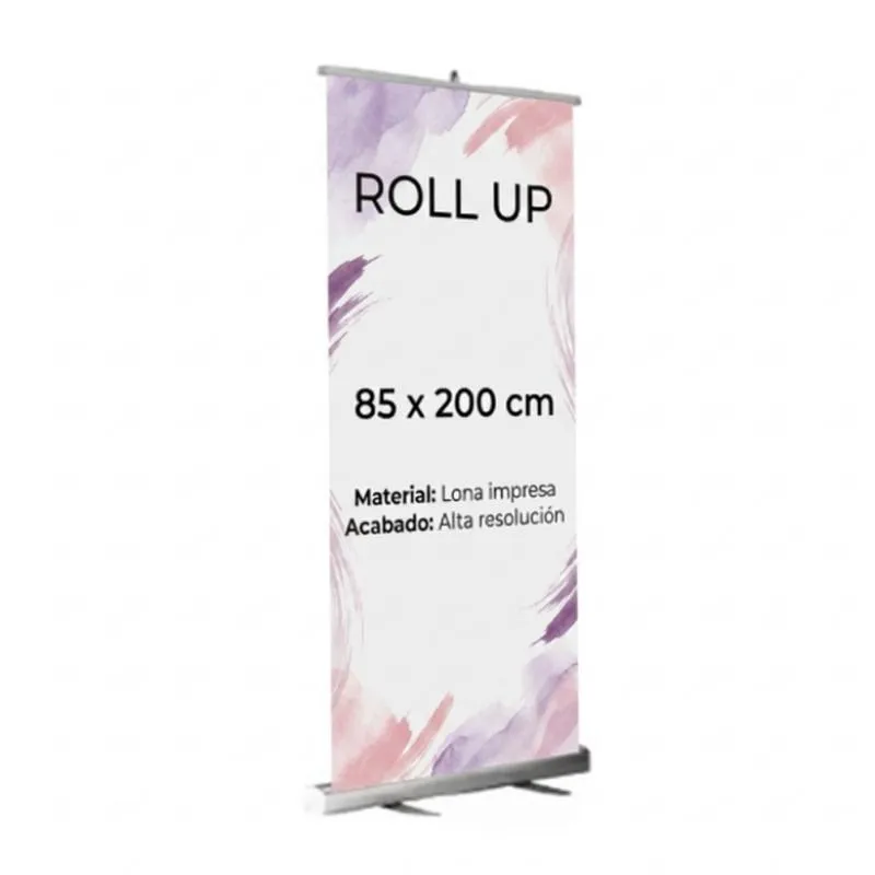 [ImprPorta31] Banner Impreso con Portabanner ROLL UP 85 X 200 cm