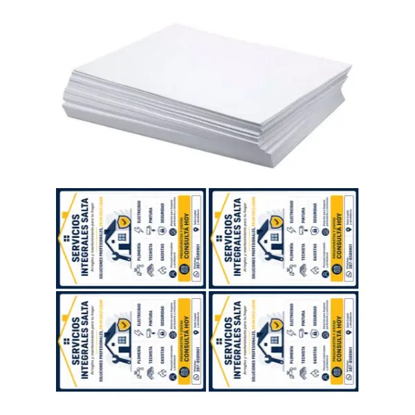 Impresión Láser Papel Obra A3+ 120 g 4/0
