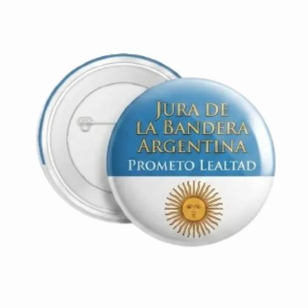 Boton Pins c/alfiler Armado con Impresion de  32 mm
