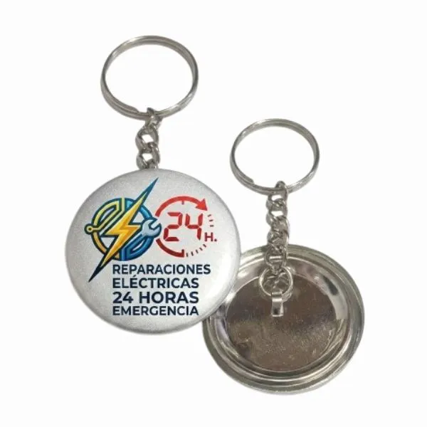 [BotArm19] Boton Llavero Armado con Impresion de  75 mm