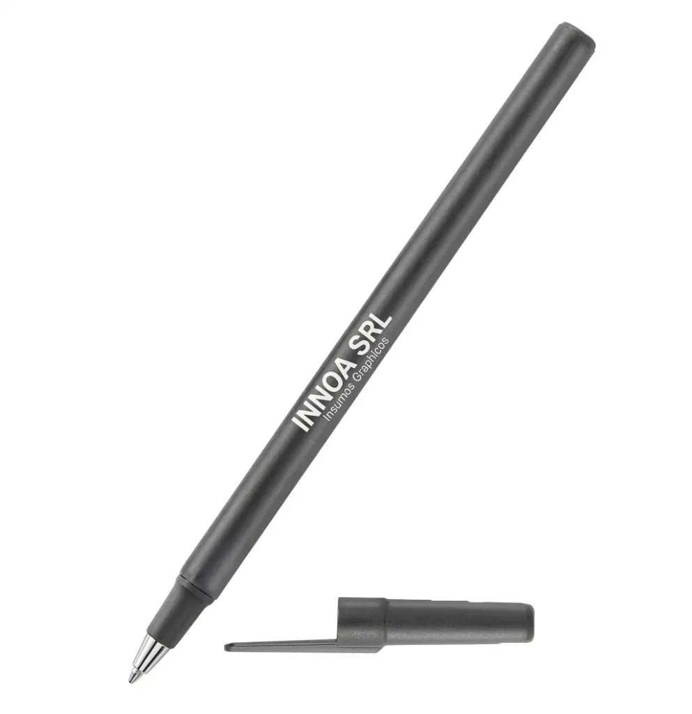 Boligrafo Impreso Full Color DOOB Color Negro Detalle Negro