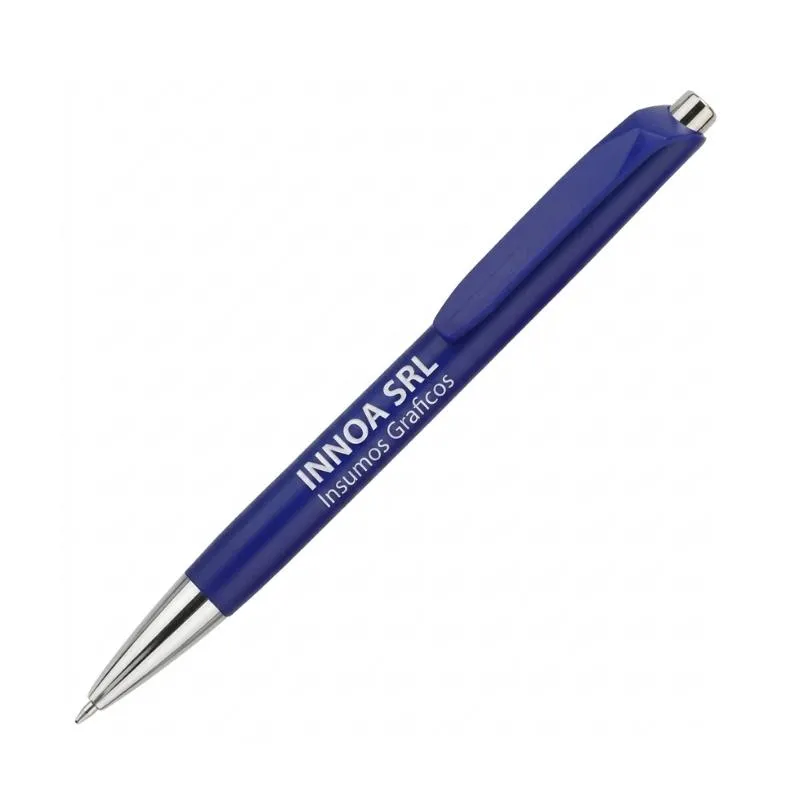 Boligrafo Impreso Full Color ECO CALIFORNIA Clip Azul