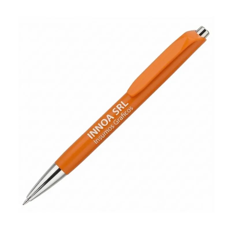 Boligrafo Impreso Full Color ECO CALIFORNIA Clip Naranja