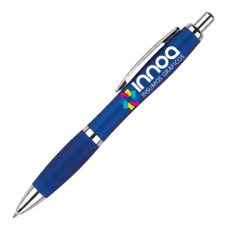 Boligrafo Impreso Full Color K750 PLASTICO FULL AZUL