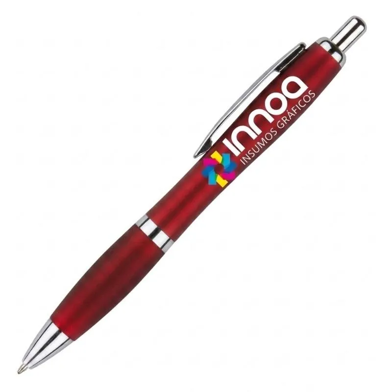 Boligrafo Impreso Full Color K750 PLASTICO FULL ROJO
