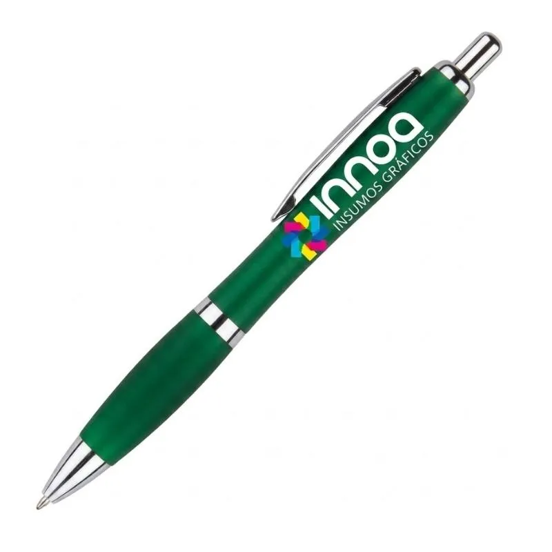 Boligrafo Impreso Full Color K750 PLASTICO FULL VERDE