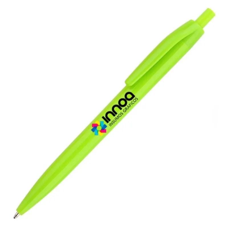 Boligrafo Impreso Full Color LOLIPOP VERDE CLARO