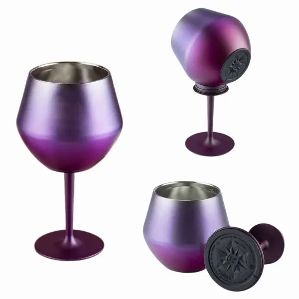 Copa Desmontable Acero Inoxidable Morado