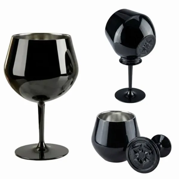Copa Desmontable Acero Inoxidable Negro