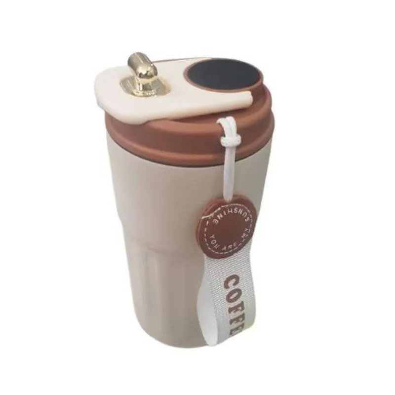 Termo Taza Termica con Displey Led Negro
