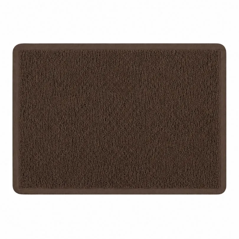 Alfombra Rulo Simil Felpudo MARRON  40 X 60 cm