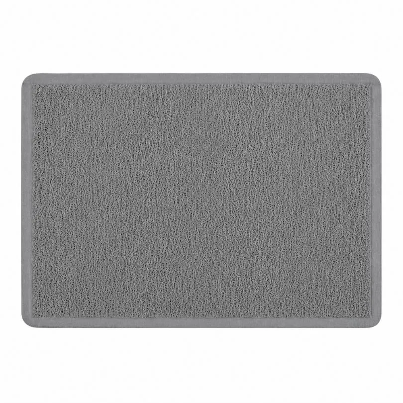 [6690] Alfombra Rulo Simil Felpudo GRIS  40 X 60 cm