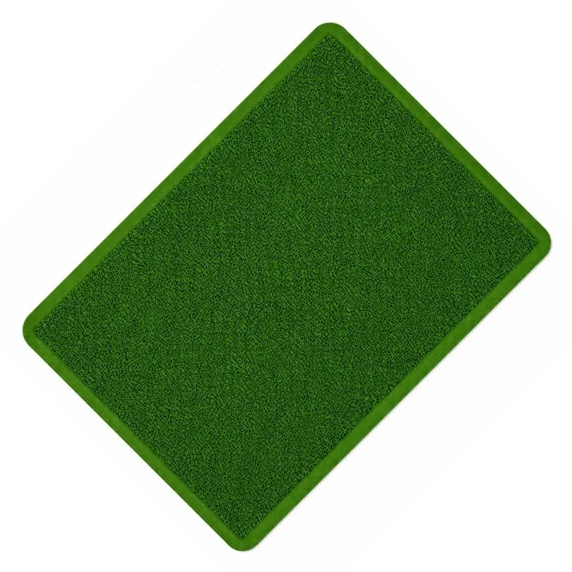 Alfombra Rulo Simil Felpudo VERDE  60 x 90 cm