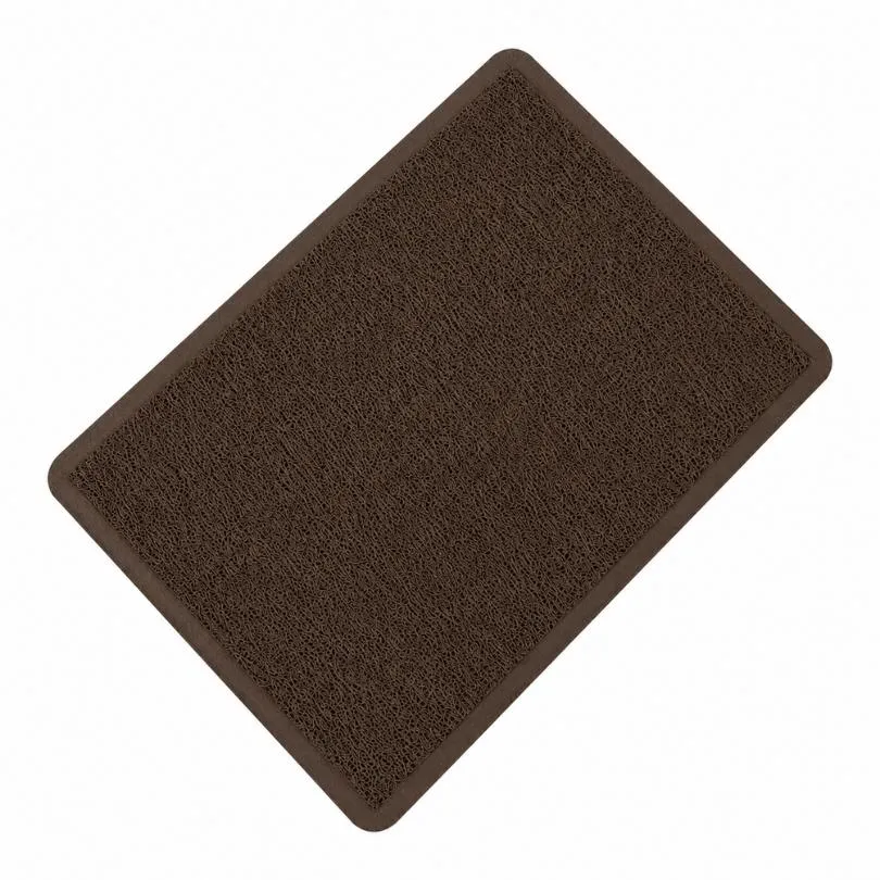 Alfombra Rulo Simil Felpudo MARRON  60 x 90 cm