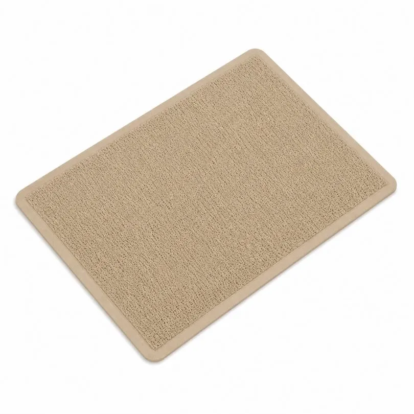 [6698] Alfombra Rulo Simil Felpudo BEIGE  60 x 90 cm