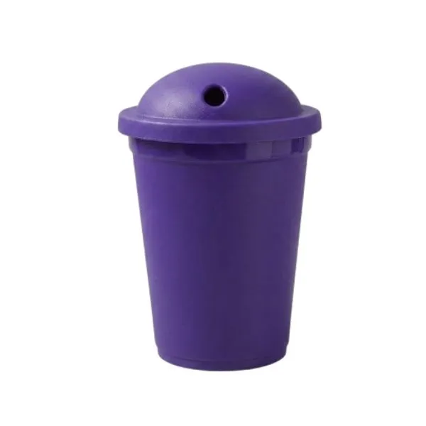VASO MILK 330 CC VIOLETA OSCURO (SIN SORBETE)