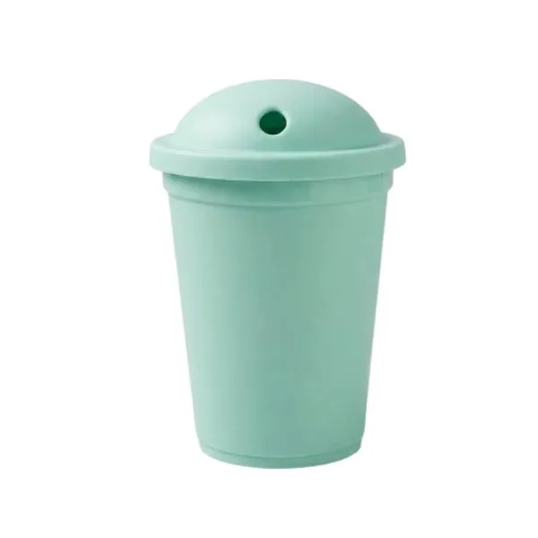 [6838] VASO MILK 330 CC VERDE MENTA (SIN SORBETE)