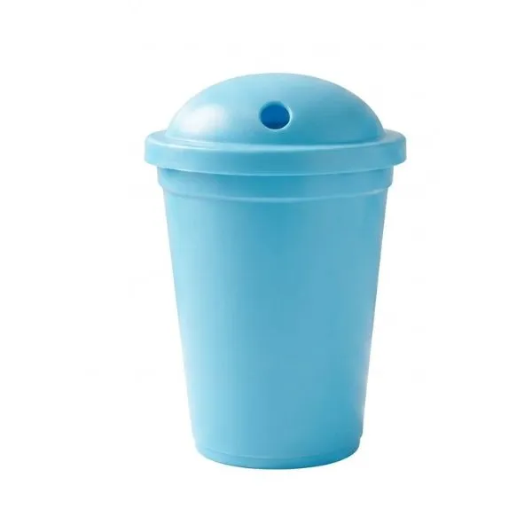 VASO MILK 330 CC CELESTE (SIN SORBETE)