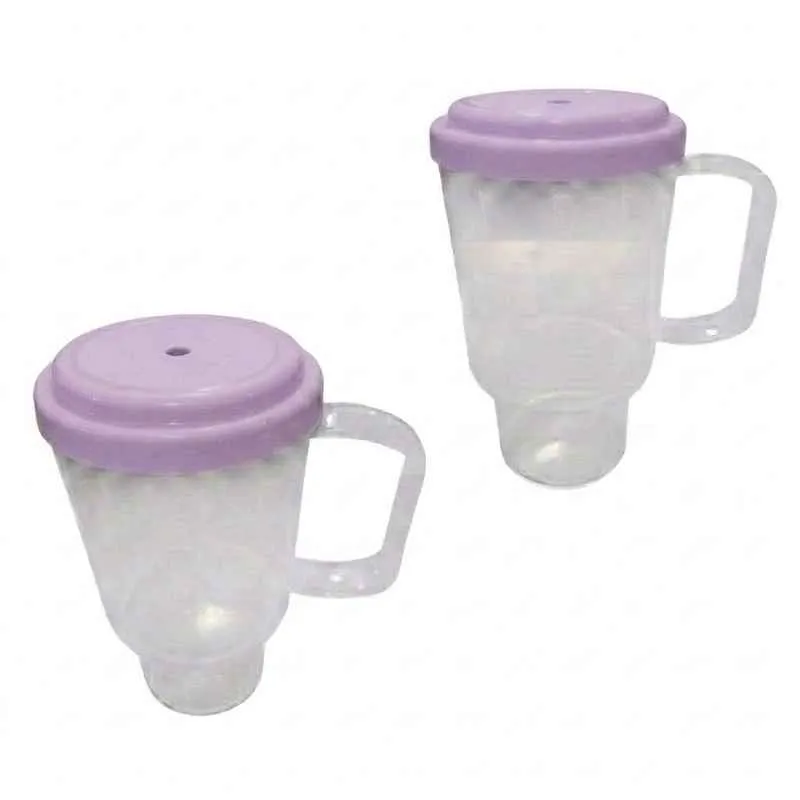 [6849] JARRO TRANSPARENTE CON TAPA 500 CC VIOLETA (SIN SORBETE)