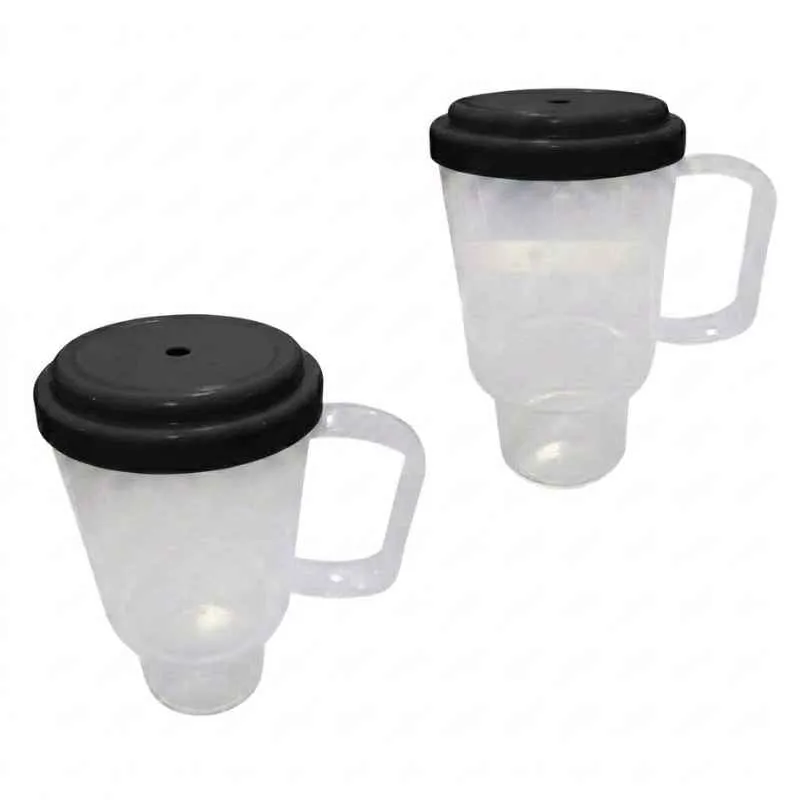 [6851] JARRO TRANSPARENTE CON TAPA 500 CC NEGRO (SIN SORBETE)