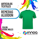 Remera ALGODON Peinado 24/1 con tapacostura Adultos
