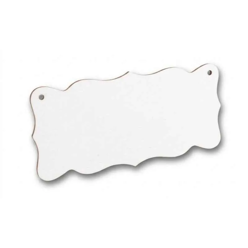 CARTEL CON FORMA MADERA CRISTAL 11,0cm X 25,0cm
