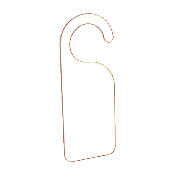 [2857] COLGANTE PARA PUERTA 19,5 X 7,5 MADERA CRISTAL