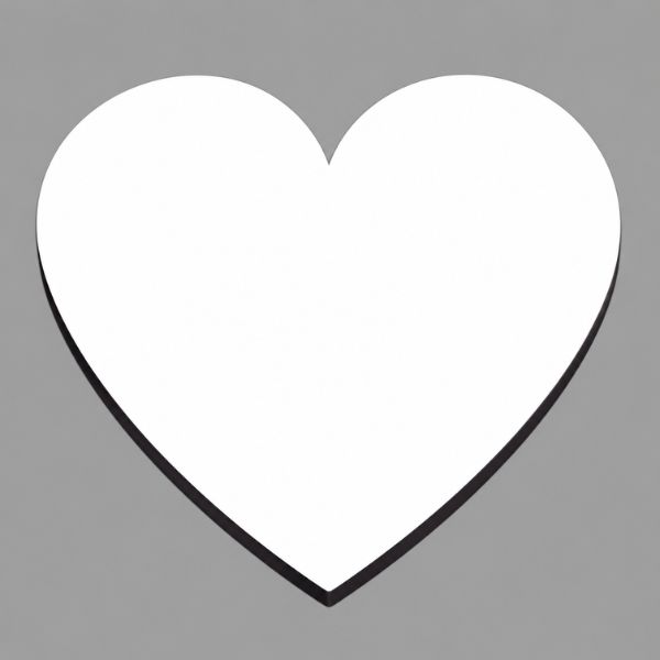 Formita Corazon 5.7 x 6cm madera cristal