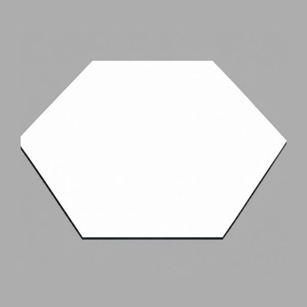 Formita Hexgonal 5 x 6cm madera cristal